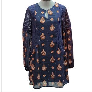 Miss Me Long Sleeve Boho Dress